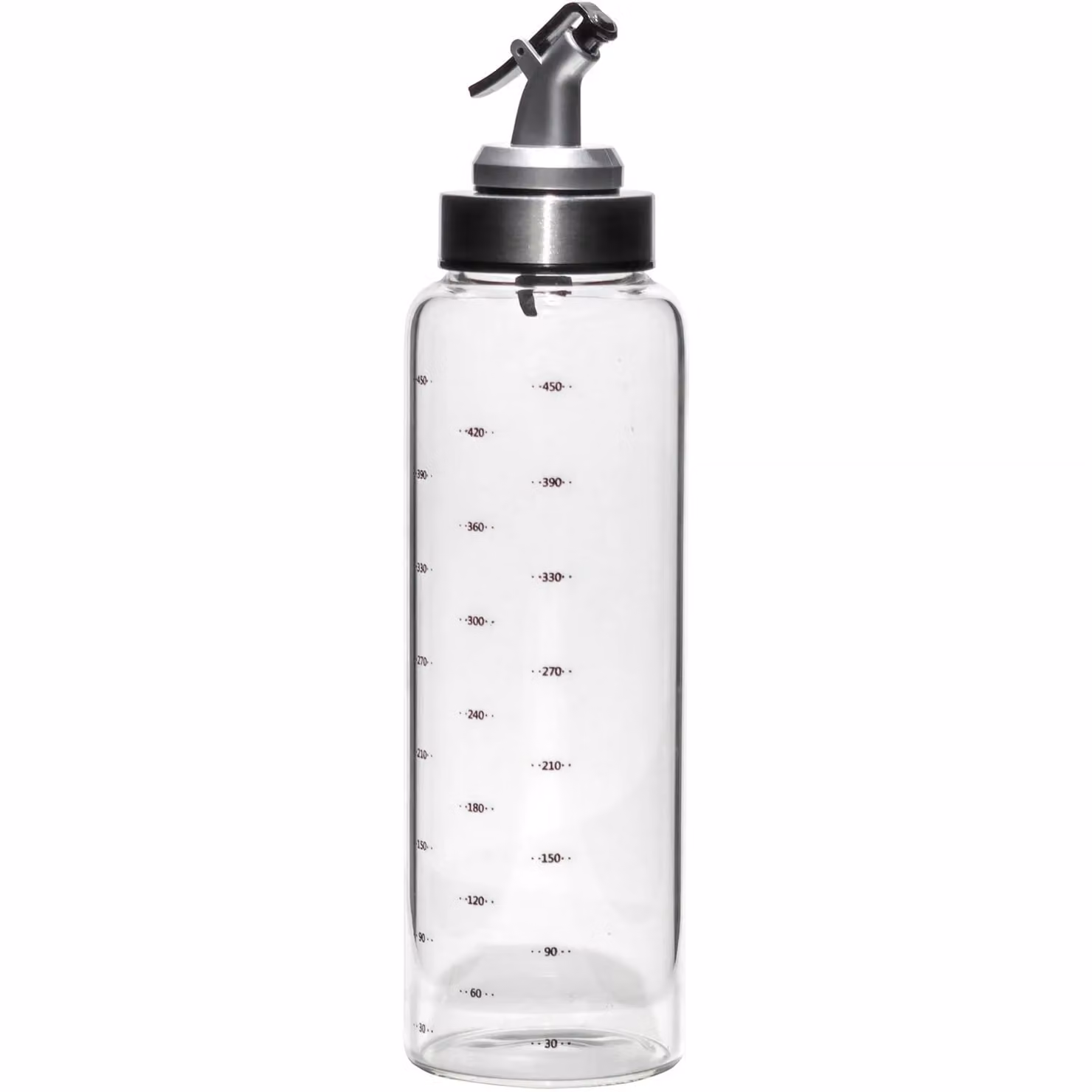 Gusto Casa Dosatore per Olio e Aceto in Vetro Borosilicato Trasparente da 500 ml – 1