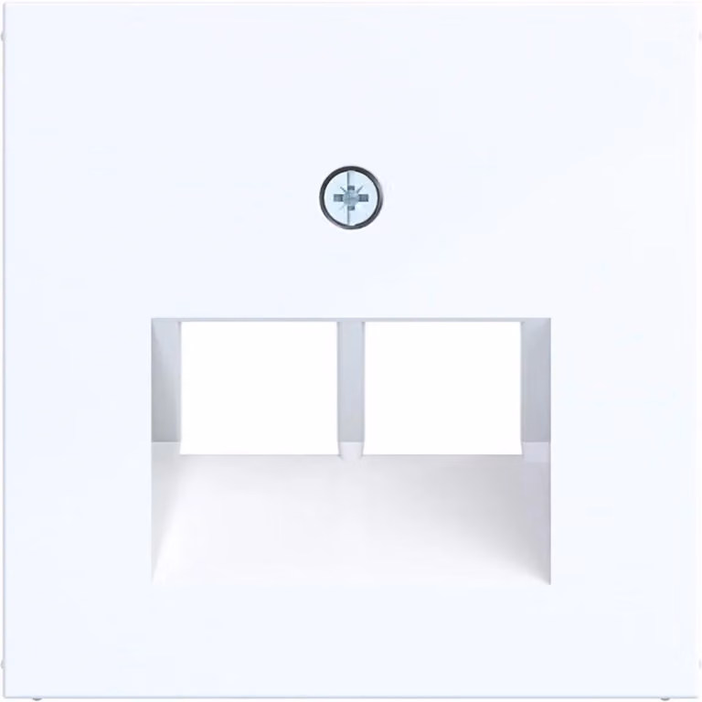 Hager, elemento centrale per UAE WAF1108WG a 2 posti A.x/C.x, bianco lucido