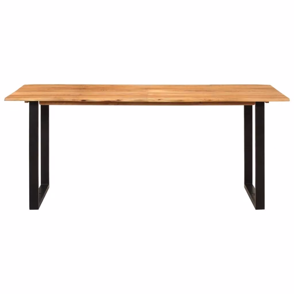 Tavolo da Pranzo 180x90x76 cm in Legno Massello di Acacia