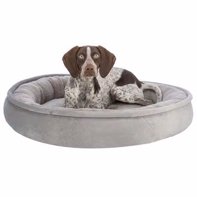 Lettino Emmi, diametro 65 cm, grigio chiaro