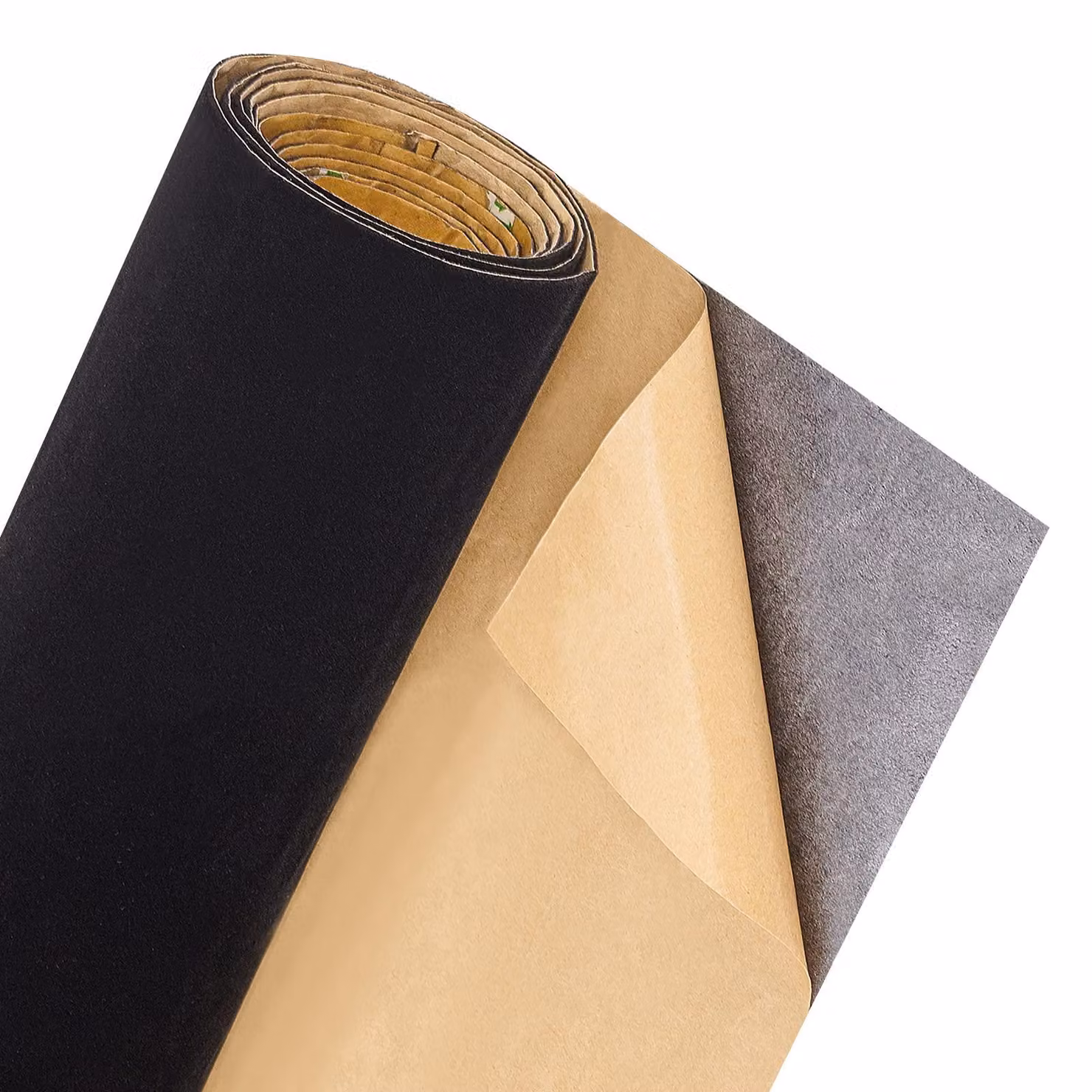 Carta vellutata autoadesiva - Colore: nero - Spessore: 0,6 mm - Dimensioni: 200 cm x 40 cm