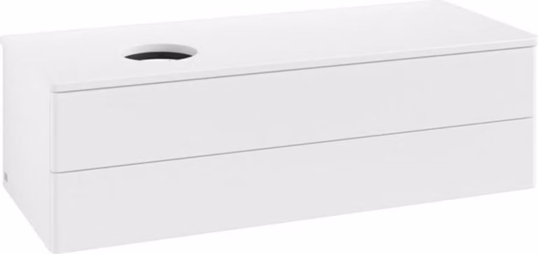 V&B Mobiletto senza struttura frontale, con illuminazione Antao 120x36x50cm, WBP colore Lac, m Lac