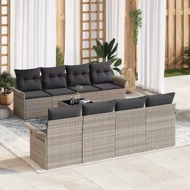 Set Divano da Giardino 9 pz 8-Numero di posti 3353961