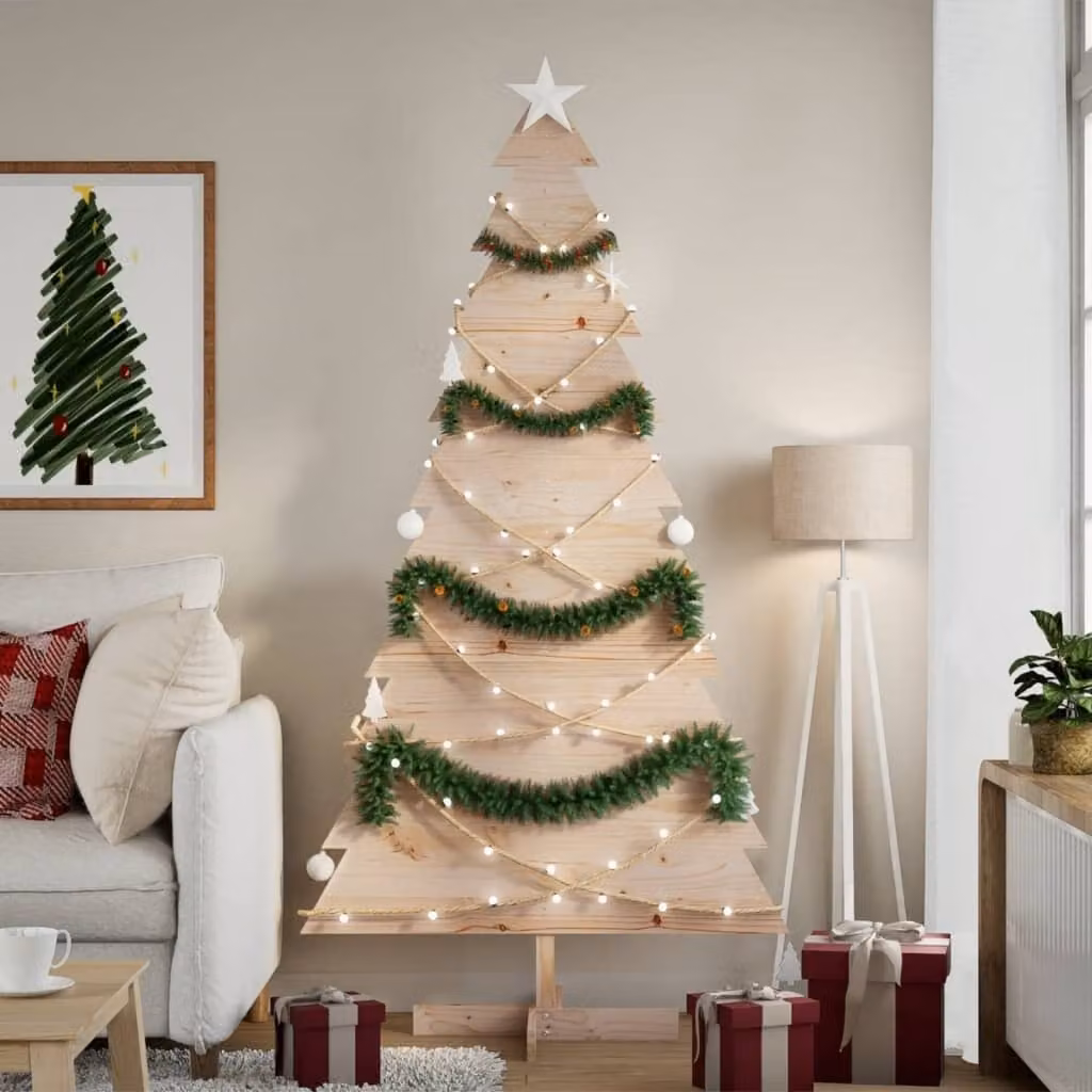 Maison Exclusive - Albero di Natale in legno da decorare 180 cm in legno massello di pino