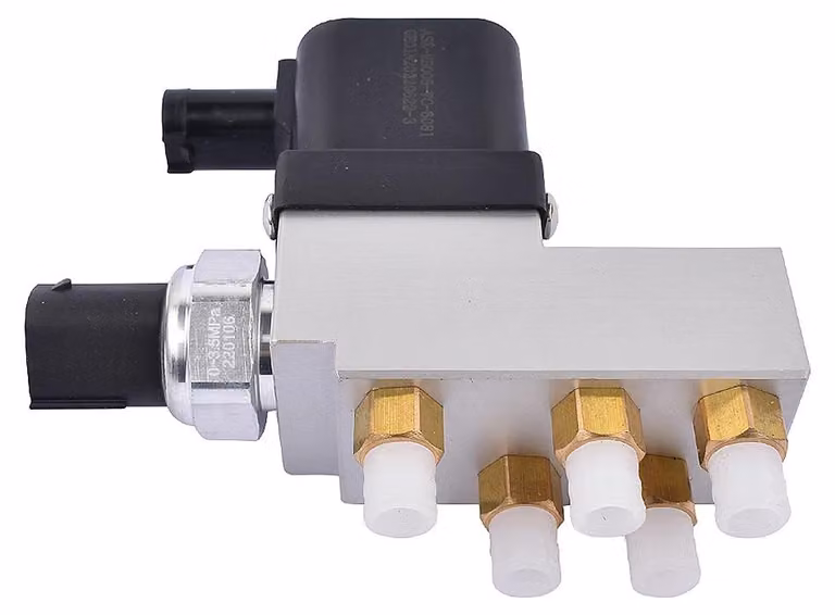 Compressore per sospensioni pneumatiche, completo di gruppo valvole, compatibile con modelli Mercedes-Benz, gruppo valvole