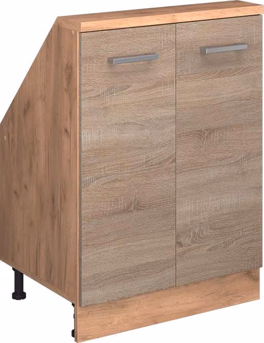 Mobile cucina sottotetto Vicco R-Line Sonoma 60 cm con 2 porte, Model 58271