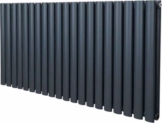 Radiatore a colonna ovale - 600 mm x 1200mm - Grigio Antracite