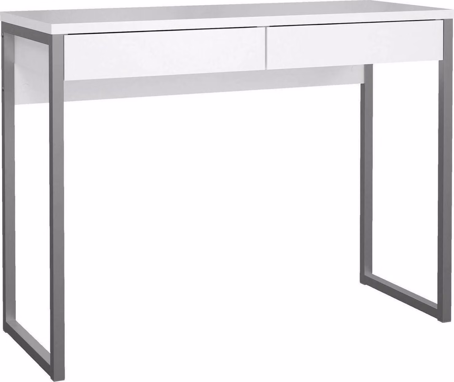 Scrivania per computer Tvilum Function Plus Scrivania per ufficio Tavolo per ufficio Bianco lucido