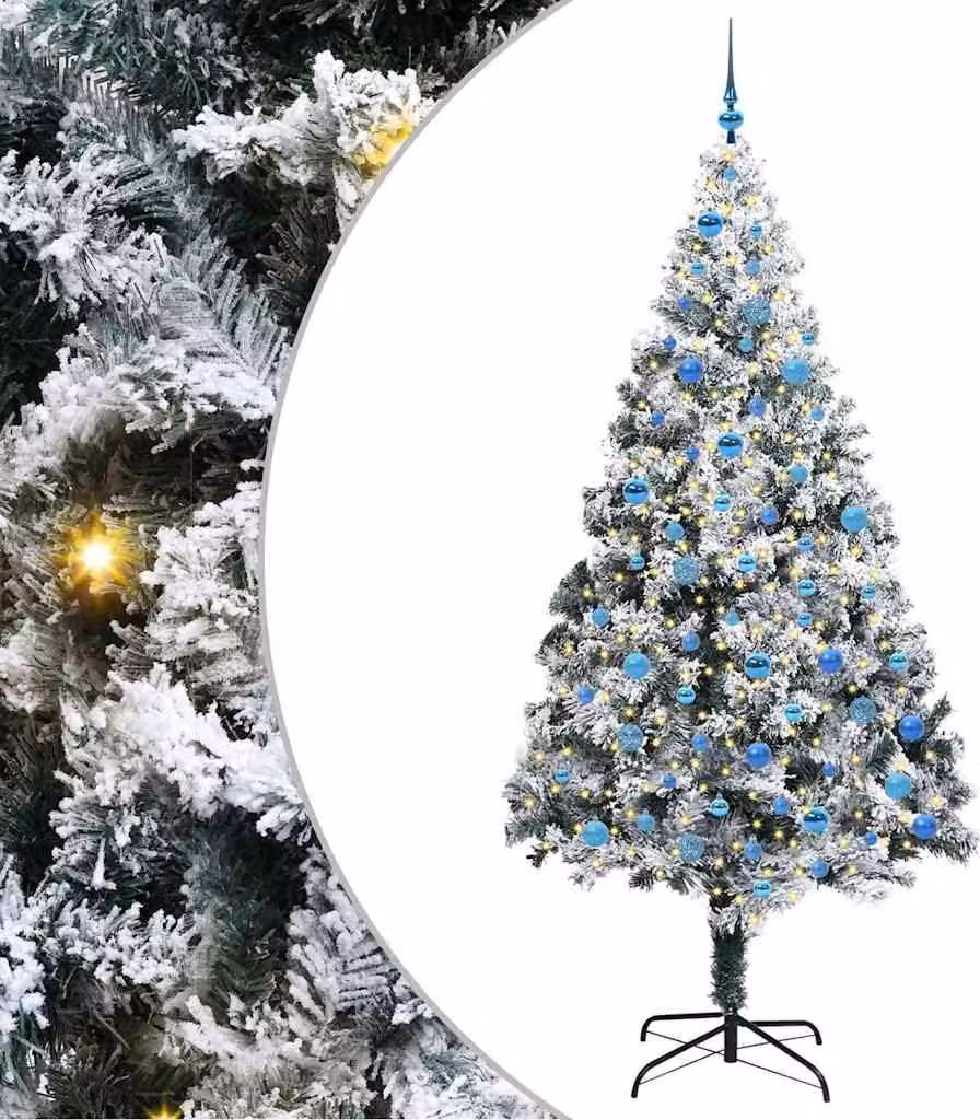 Albero di Natale artificiale con 300 LED Bianco 240 cm
