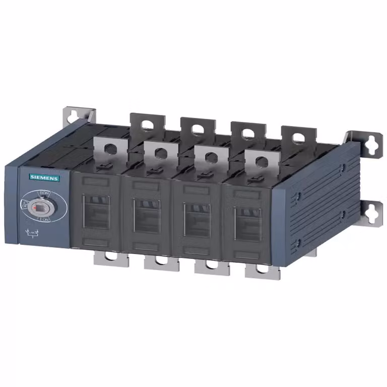 Siemens SENTRON, commutatore di rete 3KC, azionamento manuale, MTSE, grandezza: 3, a 4 poli, Iu: 250 A 3KC04380PE000AA0