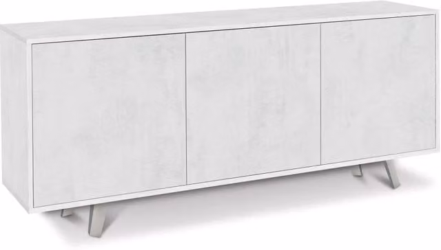 Mobile 3 Ante 177x74x41 cm Ossido Bianco