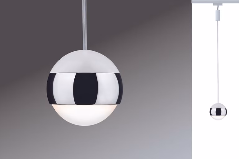 Lampada a sospensione LED Paulmann URail, con sistema a binari, attacco capsule, 1x4,5W, colore bianco, 230V, corpo in metallo