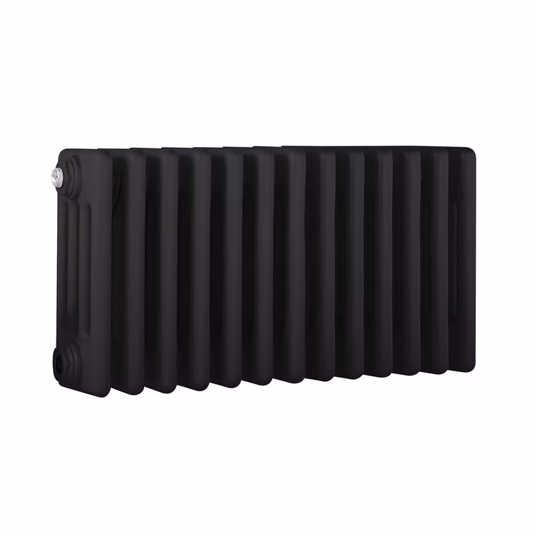 Radiatore Orizzontale a Colonne (4 Colonne) 300mm x 605mm - Nero (Midnight Nero) - Regent