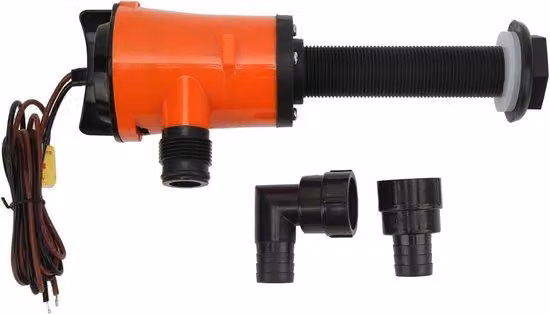 Pompa sommersa portatile 800 GPH 12 V 4,0 A per barche e acquari