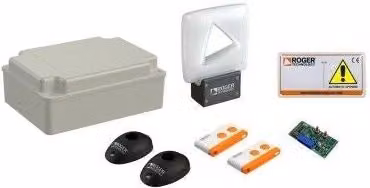 Kit Elettronica Roger con Centrale di Comando H70/200AC per 2 Motori H70/22 Grigio