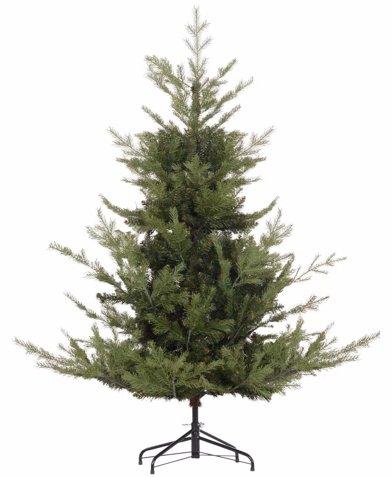 Albero di Natale, albero artificiale, aspetto realistico, montaggio rapido, materiale plastico, colore verde, dimensioni 100 x 100 x 150 cm
