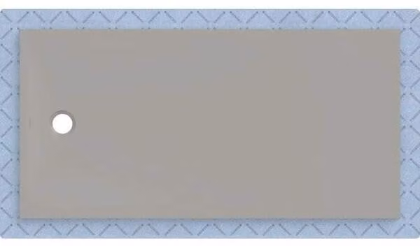 Geberit CleanFloor30 surface de douche, intégrée, avec voile d'étanchéité, 180x90cm, 551.019.29.1, 551.019.29.1