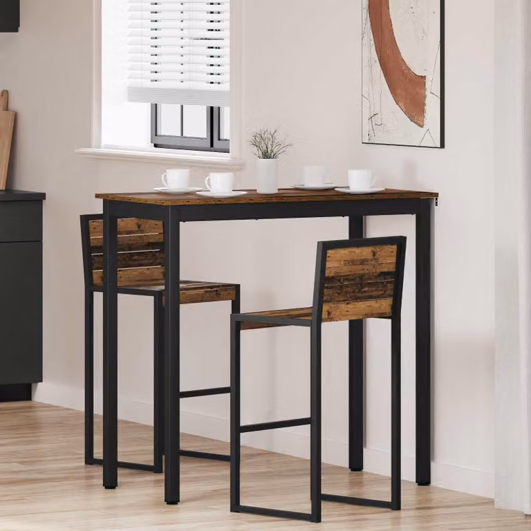 Maison Exclusive - Tavolino alto in materiale derivato dal legno, rettangolare