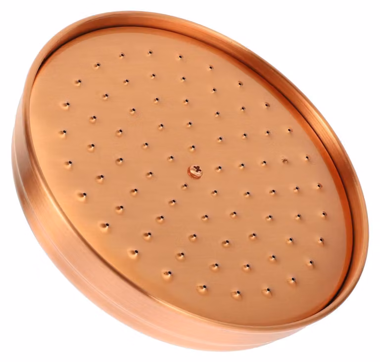 Doccia retro design in ottone con gommini in silicone