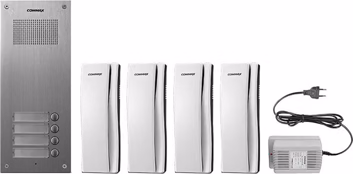 DR-4UM/DP-SS/RF-1A - set di telefoni domestici per 4 utenti, sistema 4+n