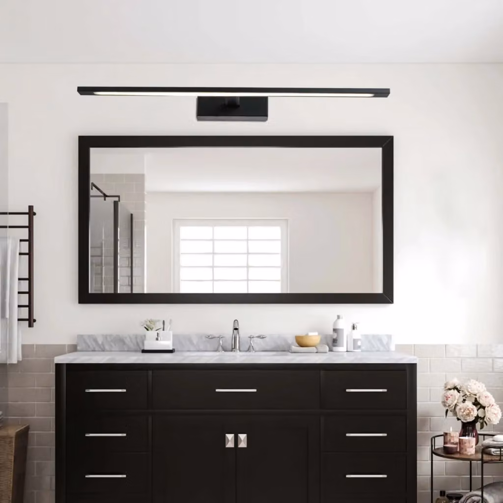 Applique Isla Grande LightPrestige nera con LED da 20W, luce 4000K e protezione IP44 per bagno – 2