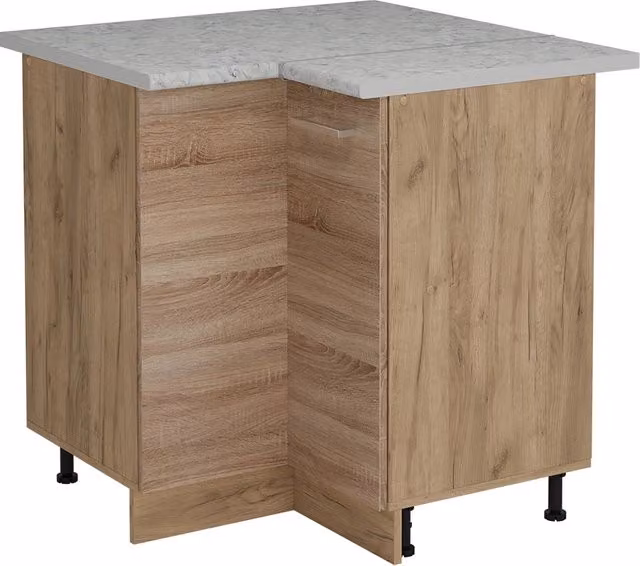 Mobile ad angolo cucina R-Line Sonoma/Rovere dorato 75.6 cm PL Marmo Vicco