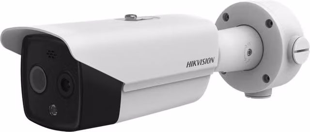 Telecamera di sorveglianza Hikvision Bullet Bi-spectrum Termica IP PoE DS-2TD2617-6/QA Bianca