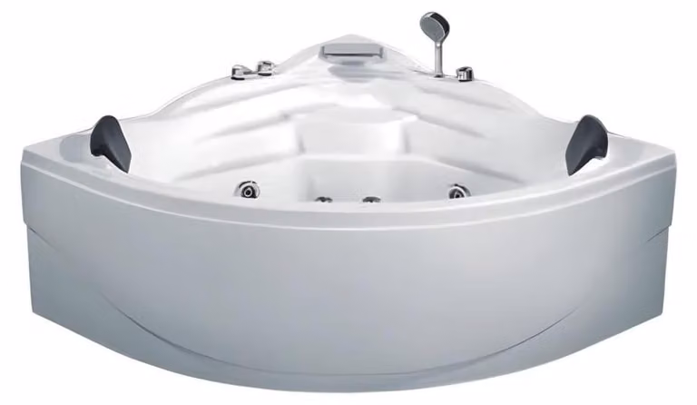 Hydromassagewanne Whirlwanne Whirlpool Blubberbad Spa-Bad Sprudelbad 140x140 cm