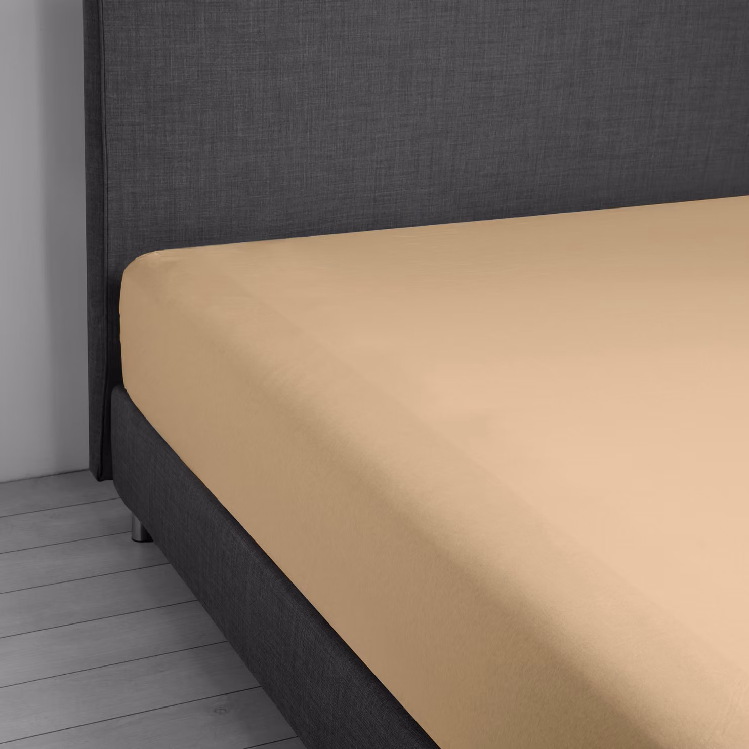 Lenzuolo con angoli elastici DaunenStep Vivacolor in jersey beige multicolore – 2