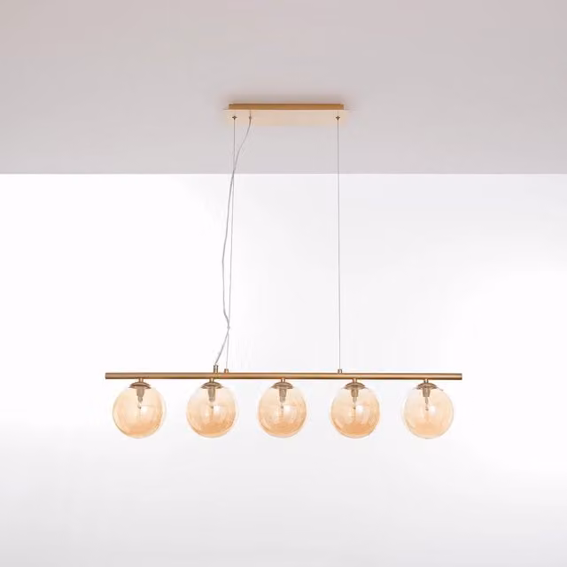 Lampadario EDERA ottone