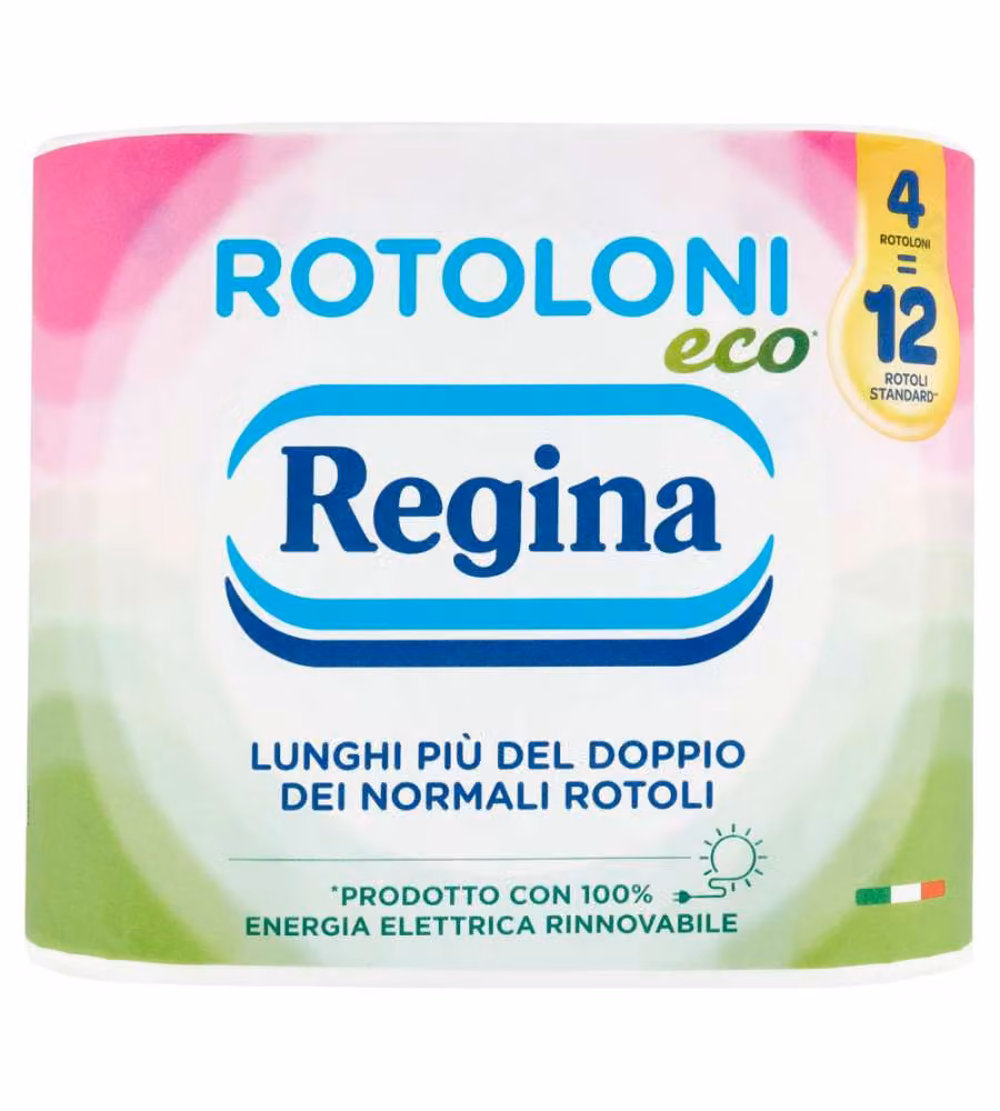 Rotoloni Regina Eco carta igienica 4 rotoli