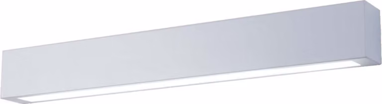 Moderna lampada da soffitto lineare 63 cm colore variabile LED 18W IP44 IBROS Light Prestige