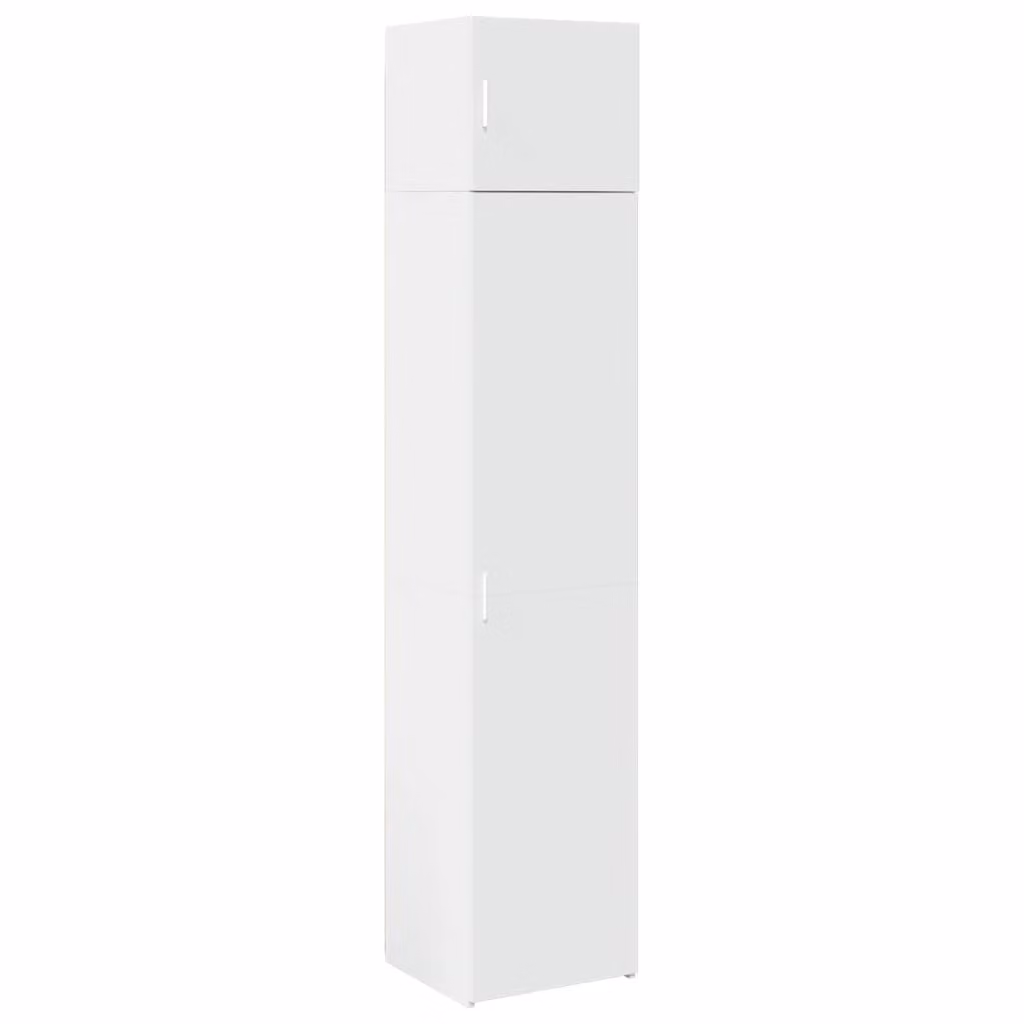 Mobile Sottile Bianco 45x42,5x225 cm in Truciolato