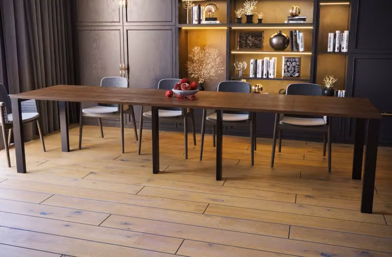 Tavolo da pranzo XXL Endo-Möbel Vast 130cm - 330cm tavolo da cucina allungabile (rovere Stirling)