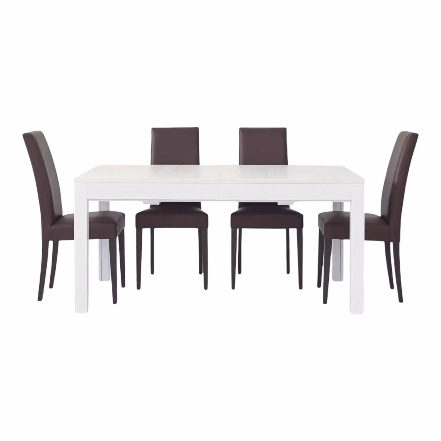 Tavolo moderno rettangolare allungabile in legno di frassino bianco Mobili 2G L/P/H: 180 x 90 x 76 cm