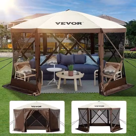 Tenda di Festa Luxe - Chiusura a Cassetta - Impermeabile - Tenda Esterna - 6 Viti - Tenda Pop-up