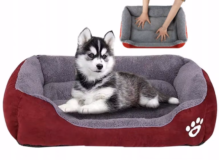 Lettino per cani - Morbido e confortevole, impermeabile - Massimo comfort - Design double-face - Versatile - Resistente - Design universale