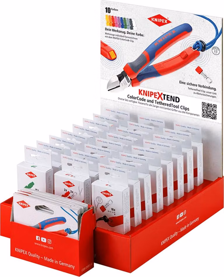 Knipex 00 18 01 V48 Espositore TEND 2 24 pezzi Selezione colori 2 350 mm