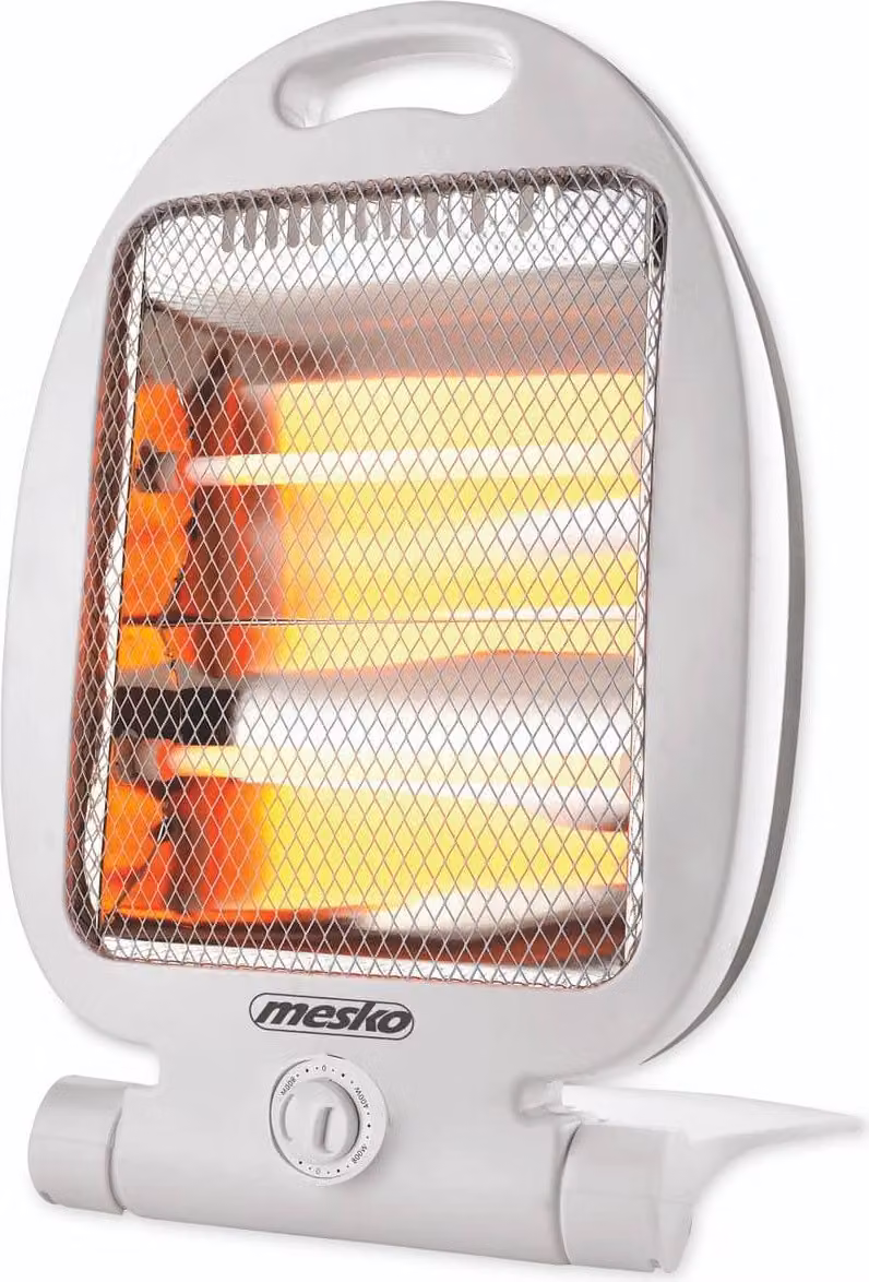 Mesko Home MS 7710 Riscaldatore elettrico al quarzo per interni bianco 800 W