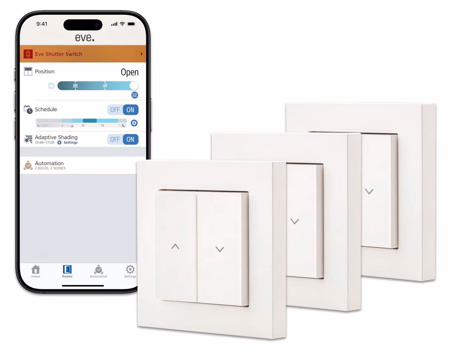 Kit di controllo per tapparelle Matter, confezione da 3 – Casa intelligente