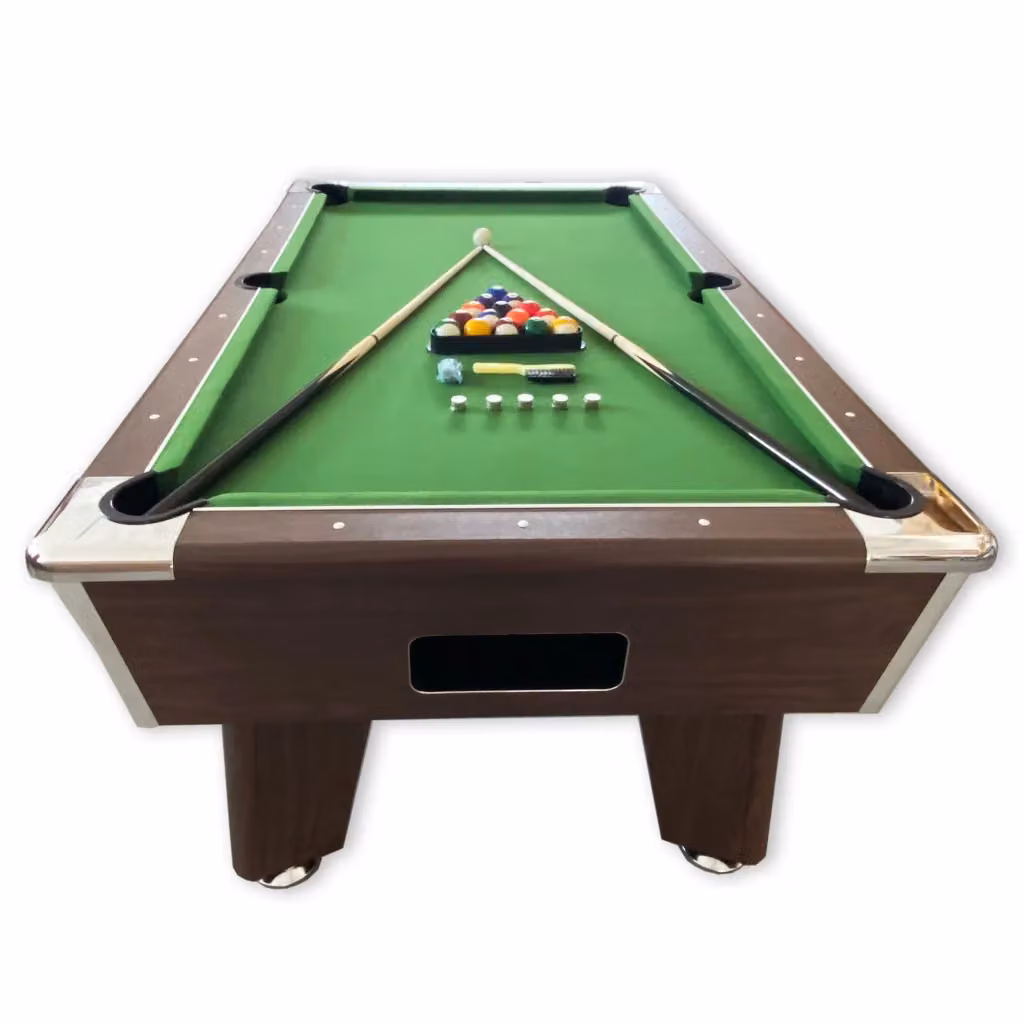 Tavolo da Biliardo Competition Simbashopping Verde 7 FT con Gettoniera Manuale e Struttura in Legno MDF – 2