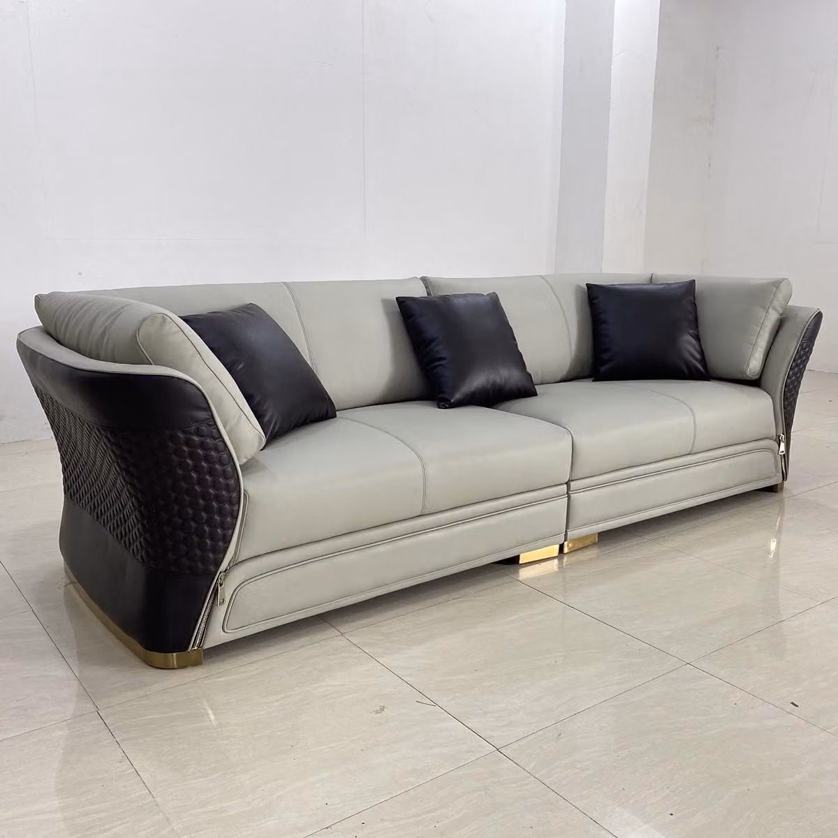 Couch Polster Design Sofa Moderne 4er Sitz Sofas Wohn Zimmer Möbel Vier Sitzer