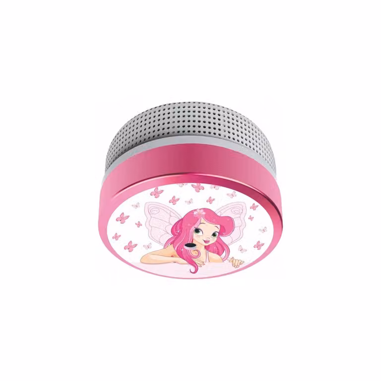 Rilevatore di fumo ELRO Design Bambini Principessa delle fate FS8110 - Rilevatore di fumo con batteria della durata di 10 anni - secondo la norma EN14604