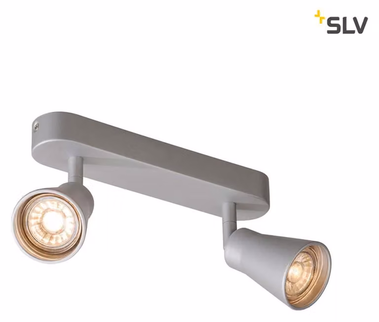 SLV Avo Doppio apparecchio a plafone argento SLV 1000891