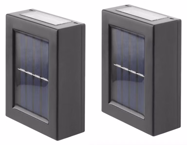 Lampada solare da esterno a parete, modello MP4815 (2 pezzi), Myers Power