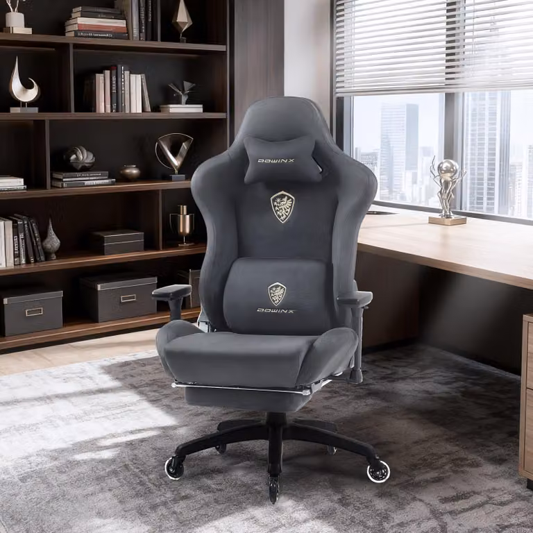 Sedia da gaming ergonomica - Sedia da ufficio gaming - Sedia da ufficio wireless nera - Sedia da ufficio nera