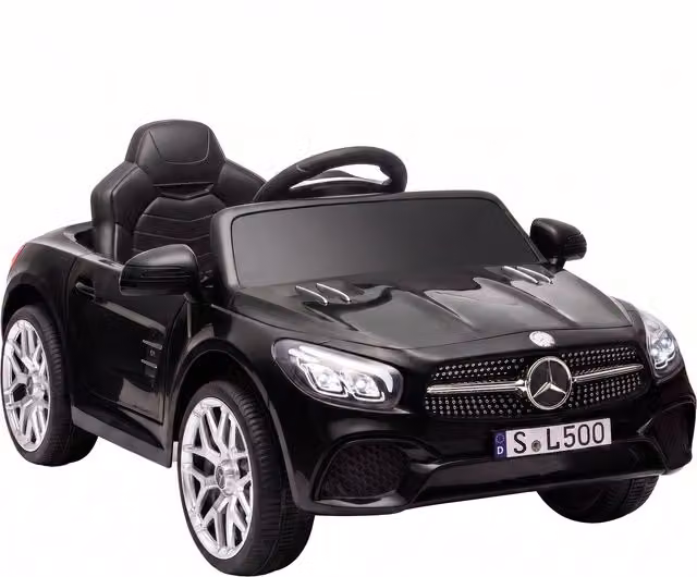 AIYAPLAY Mercedes-Benz Auto Elettrica per Bambini con Telecomando Nero   Aosom Italy