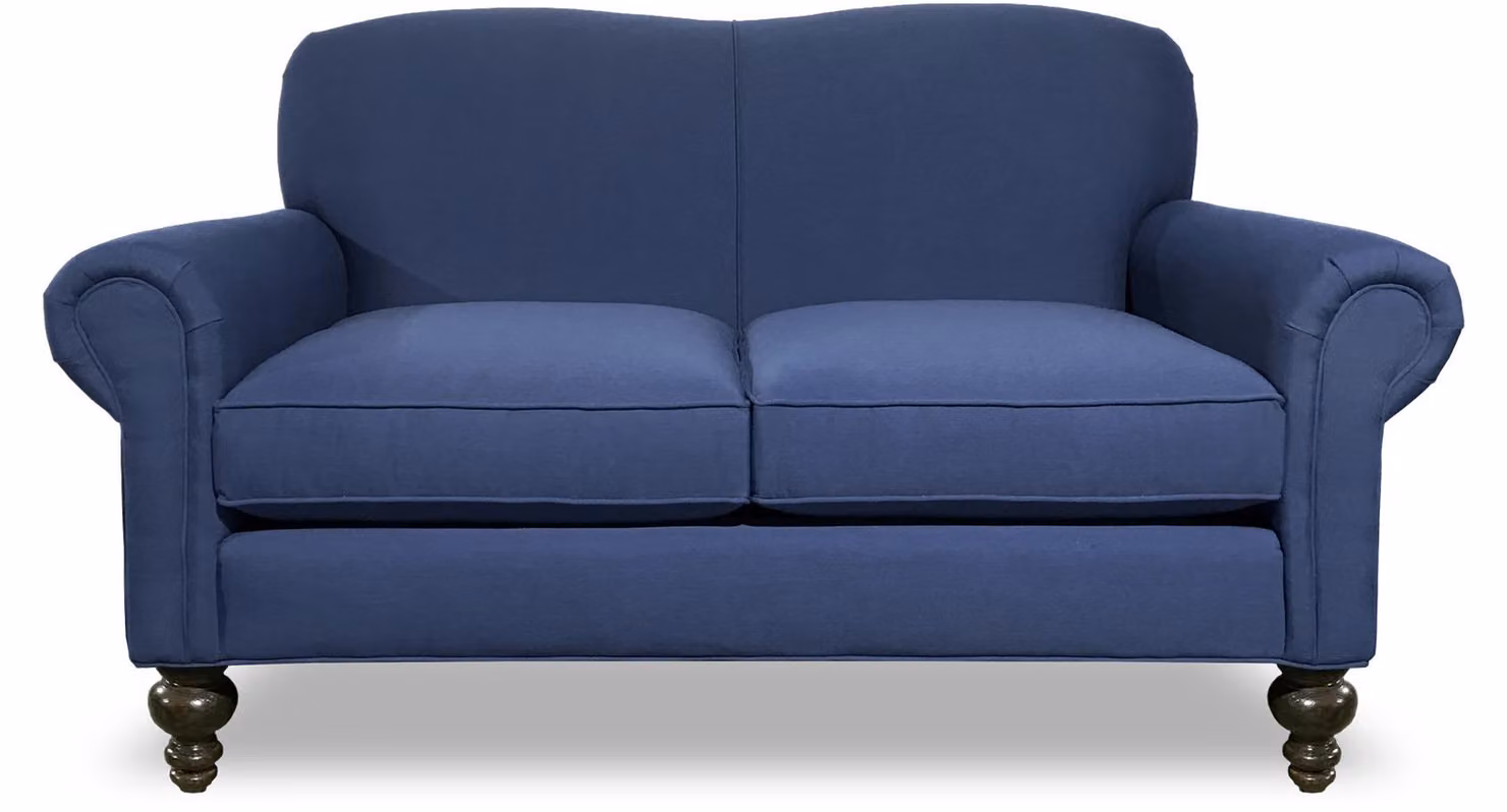 Luxus 2 Sitzer Chesterfield Couch Polster Sofa Textil Stoff Couchen Garnitur