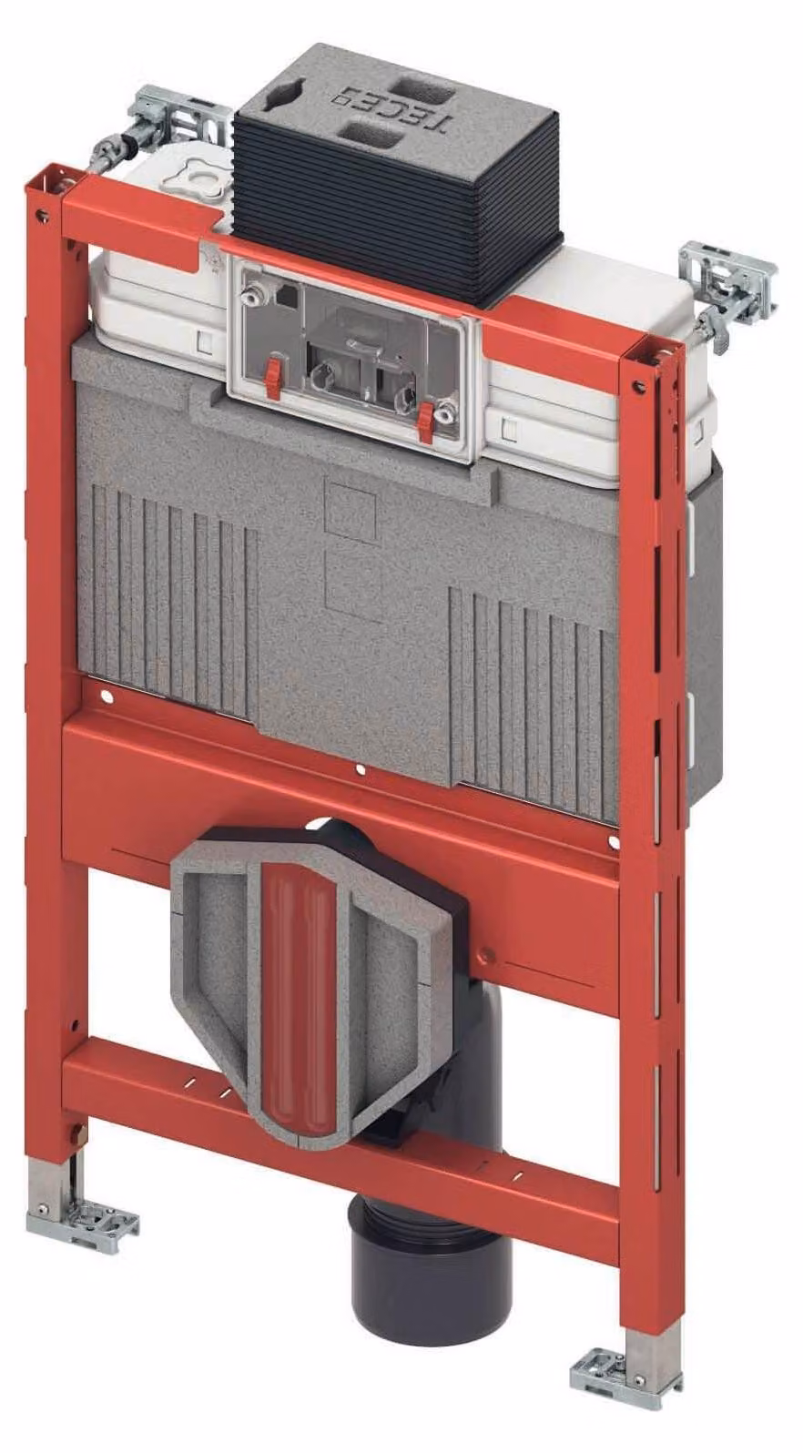 TECEprofil WC-Modul mit Uni-Spülkasten, BH 820mm, inkl. easy fit BTP-Montageo