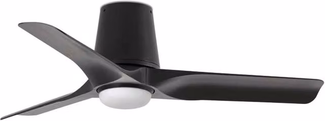 HEY TUB S LED, Ventilatore con Luce, Faro Barcelona Colore: Nero